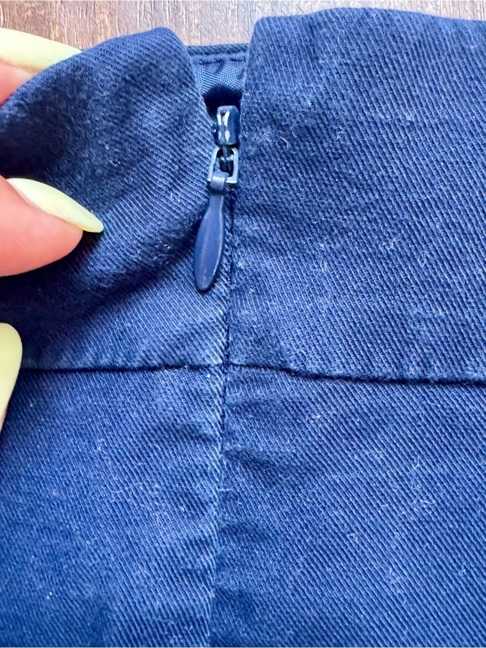 J. Crew Navy Blue Pencil Skirt, Size 4